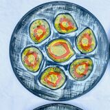 Mbfa pornic oyster plates, 1960