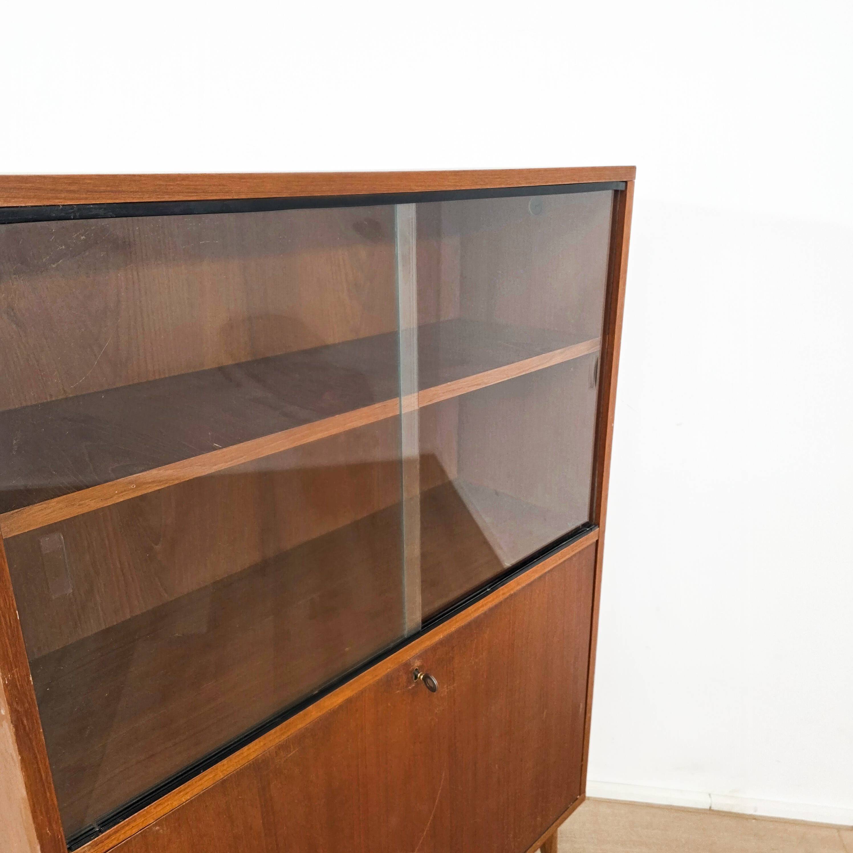 Scandinavian teak library from the 1970s.