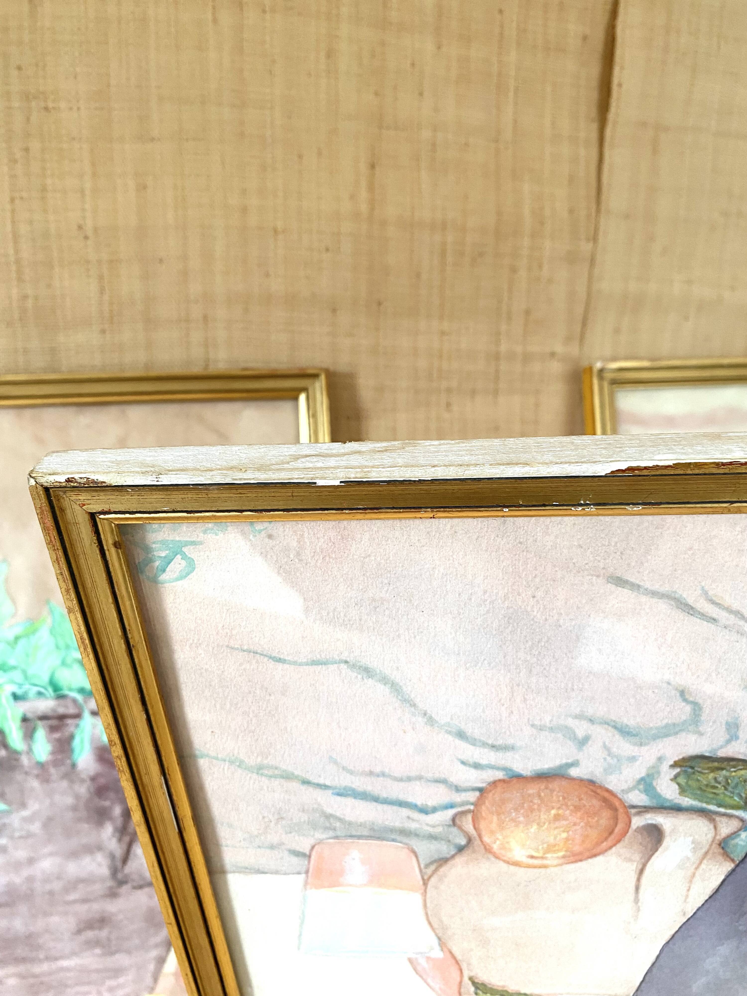 Still life under glass