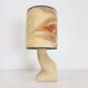 Arts & Crafts Style Brutalist Natural Stone Table Lamp, 1970s