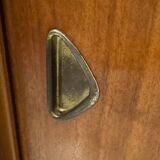 Vintage shoe cabinet with splayed legs