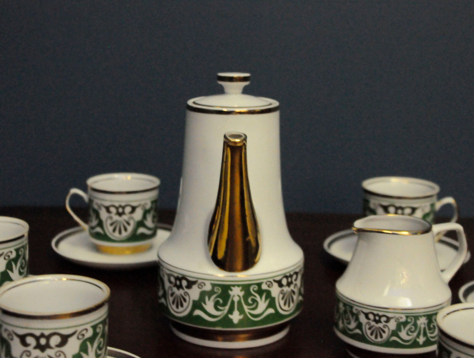 Chodziez Poland PRL coffee service