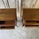 Pair of Louis XVI style bedside tables 1970s