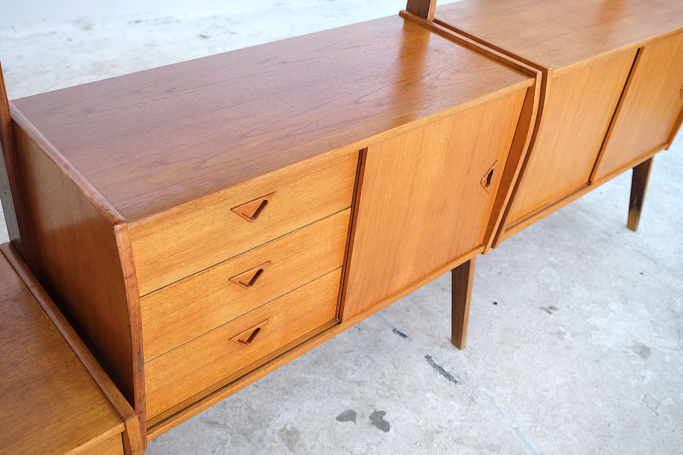Free standing shelf, norway 1960's