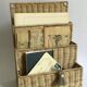 Woven wicker sorter