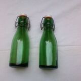 Pair of 2 Bulach glass bottles