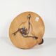 Vintage 1970s old stock 'Japandi' style ceiling light