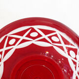 Pair of cut tea glasses