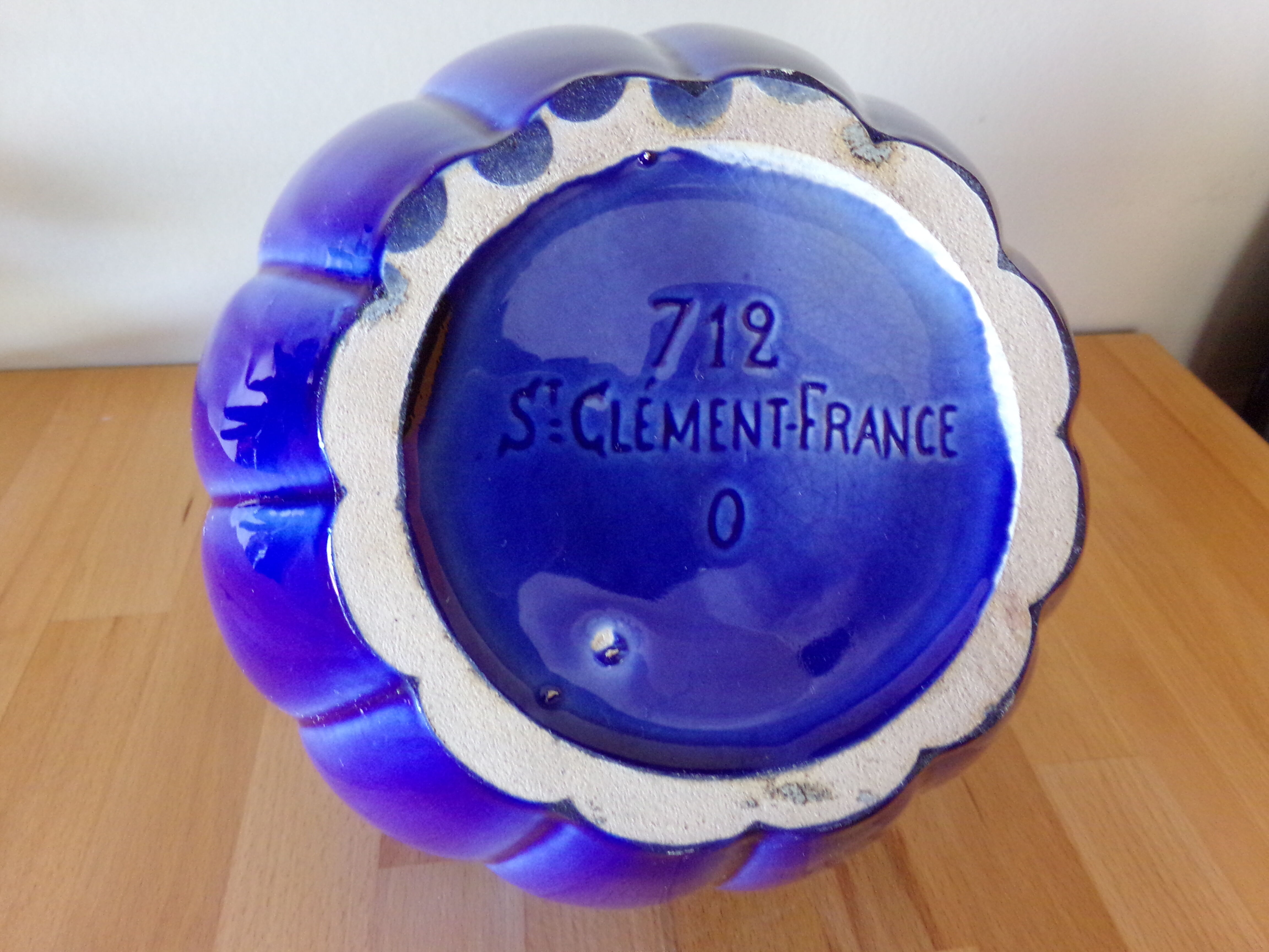 Vase ball Saint Clement 1930s