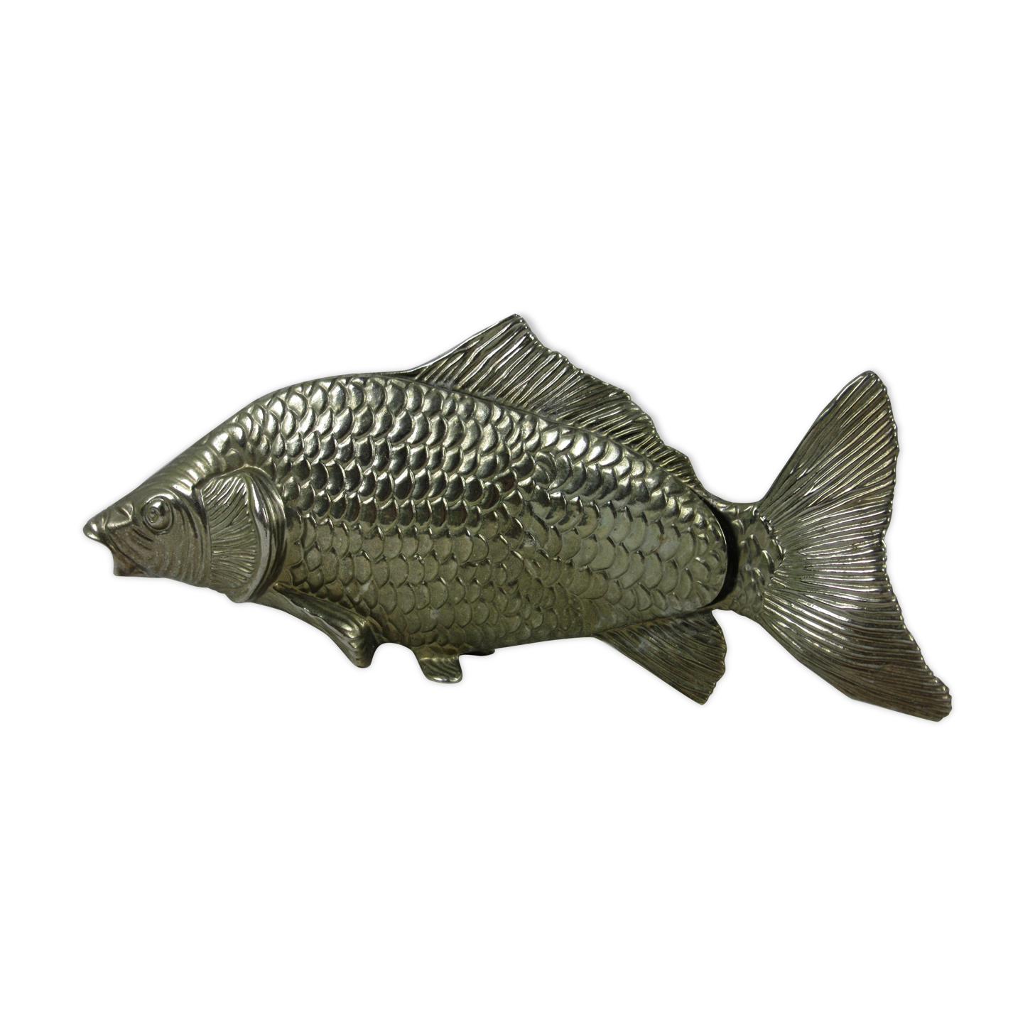 Porte-lettres poisson en métal