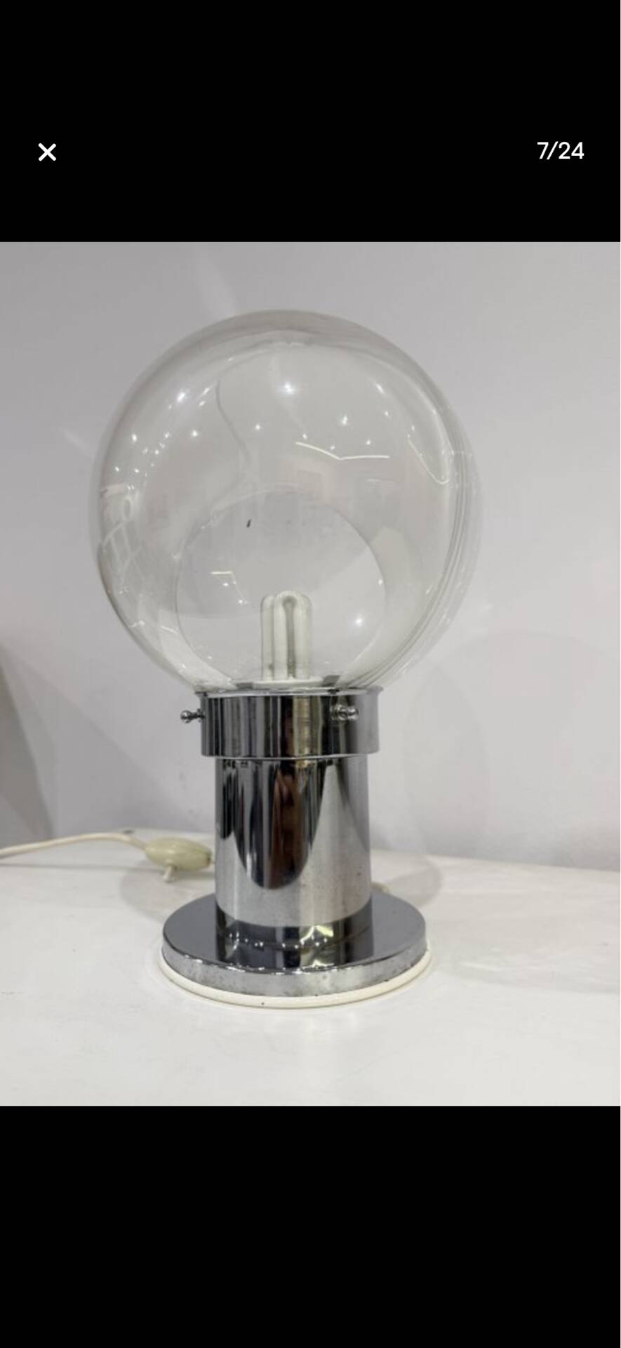 Lampe Murano "Venini" de Toni Zuccheri