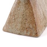 Coquille vase in sandstone by Michel Dumont, ceramics from the 70s