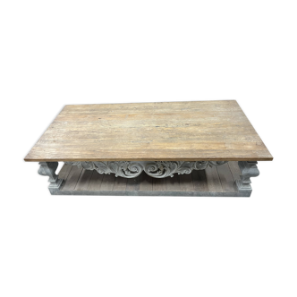 Grande table basse sculpté