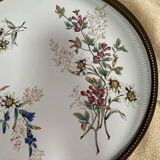 Ancient ceramic platter and bottle coaster