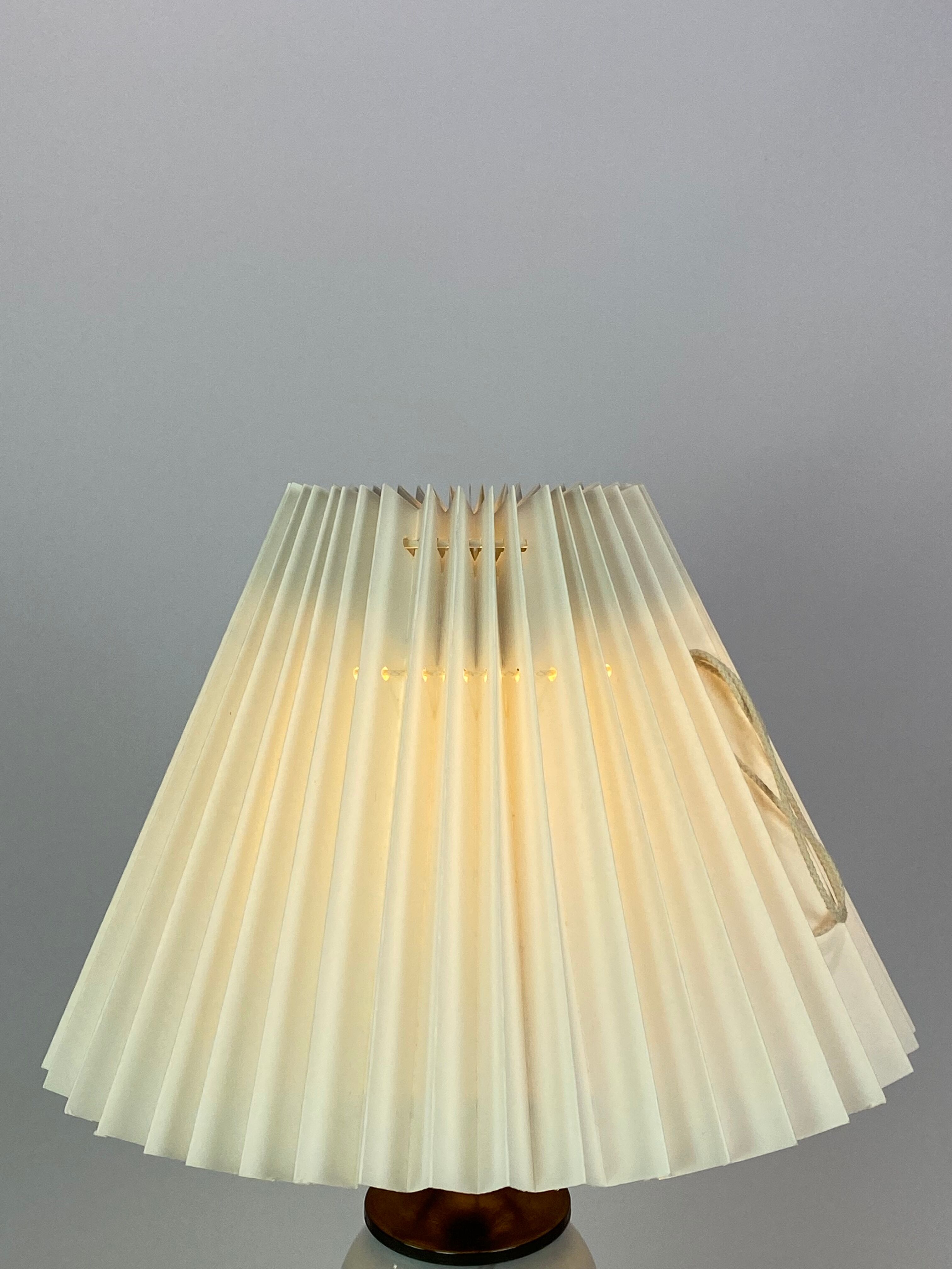 Royal Copenhagen porcelain lamp with floral motif