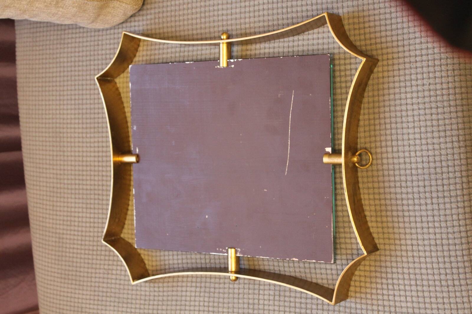 Italian Brass Mirror, 50s
