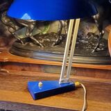 Mushroom-shaped articulated desk lamp from the 70s