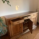 Louis Philippe sideboard in solid walnut