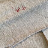 Pair of small hemp farm tablecloths