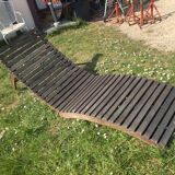 Chaise longue en teck