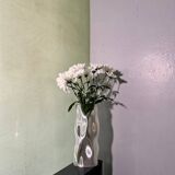 Tall Magma Vase - Clear