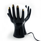 Black vintage hand lamp