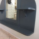 mirror from the 1950s with 2 patères 116x159cm