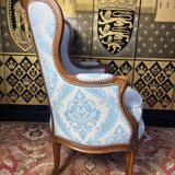 Restored Louis XV style shepherdess armchair