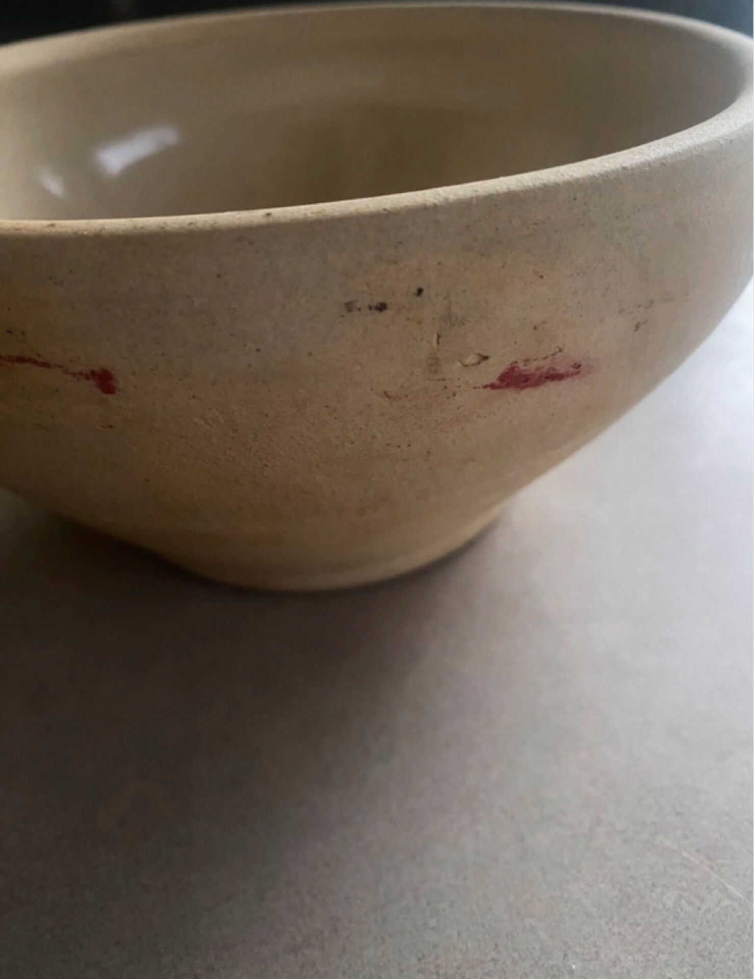 6 Small Antique Glazed Stoneware Bowls in Digoin Style