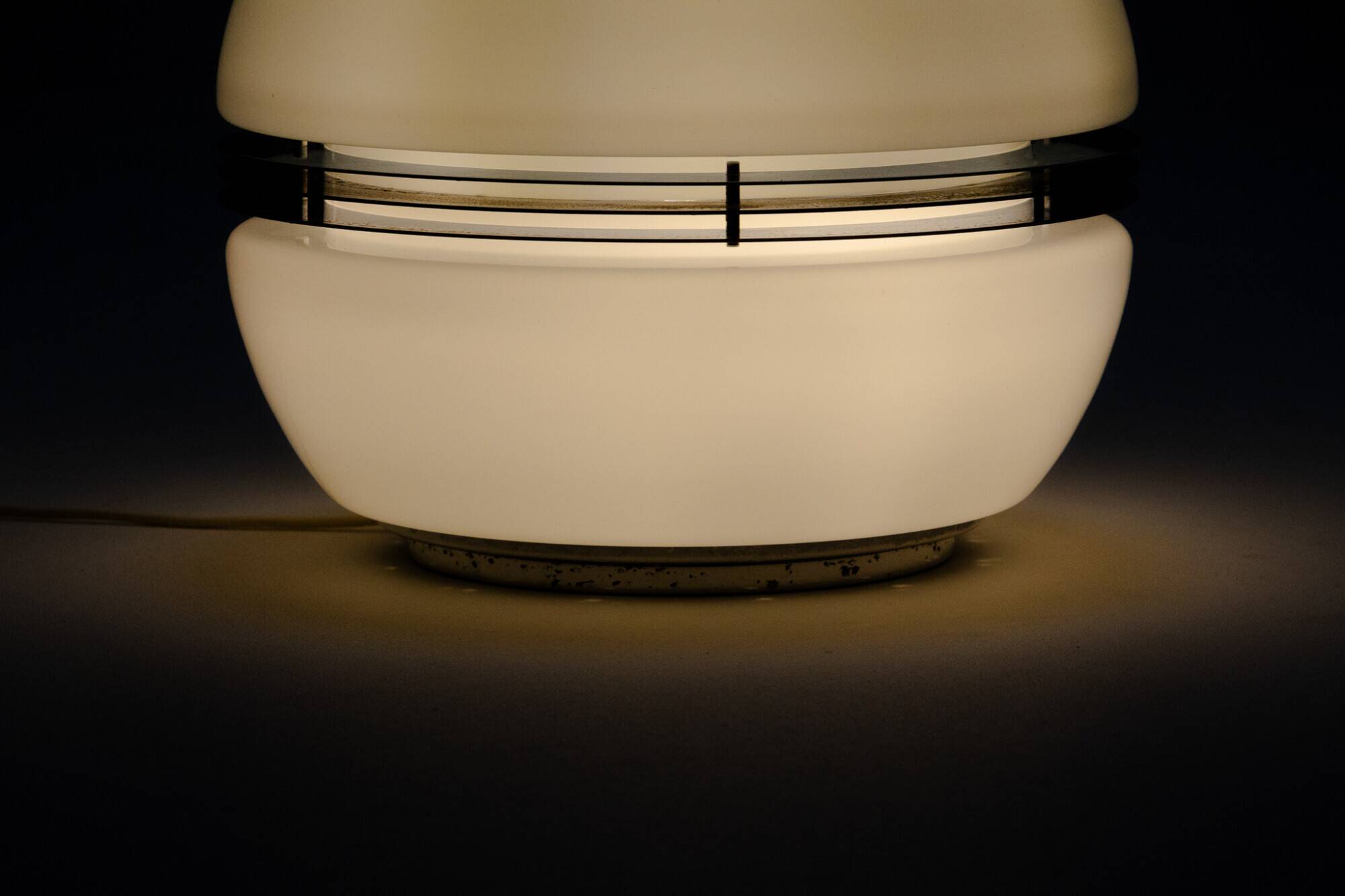 Space Age spherical table lamp by Enrico Tronconi, Italy, 1970s