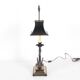 Paire de lampes « cygnes » en laiton