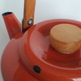 Enameled teapot