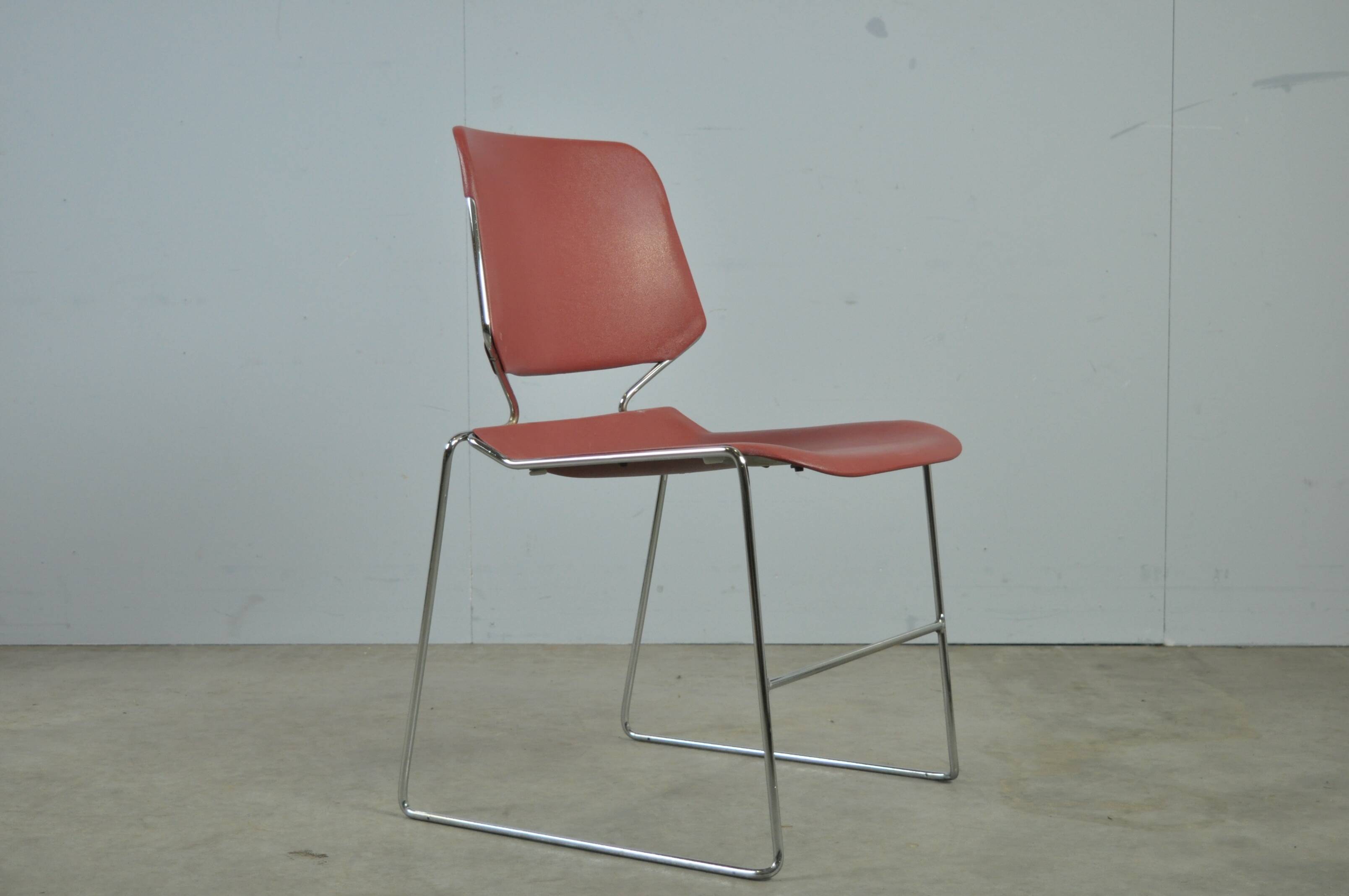 MATRIX Krueger dining chairs designed by Thomas Tolleson, 1970s USA