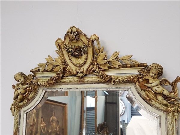 Mirror shabby 1900 - 94x186cm
