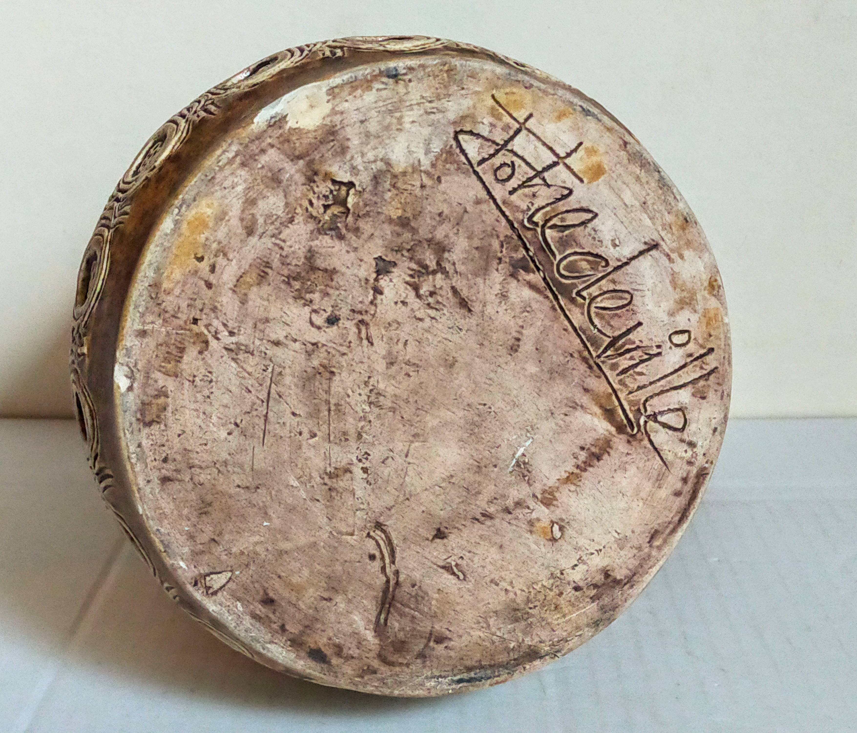 Ceramic potter's pitcher by F.CHEDEVILLE 20th century