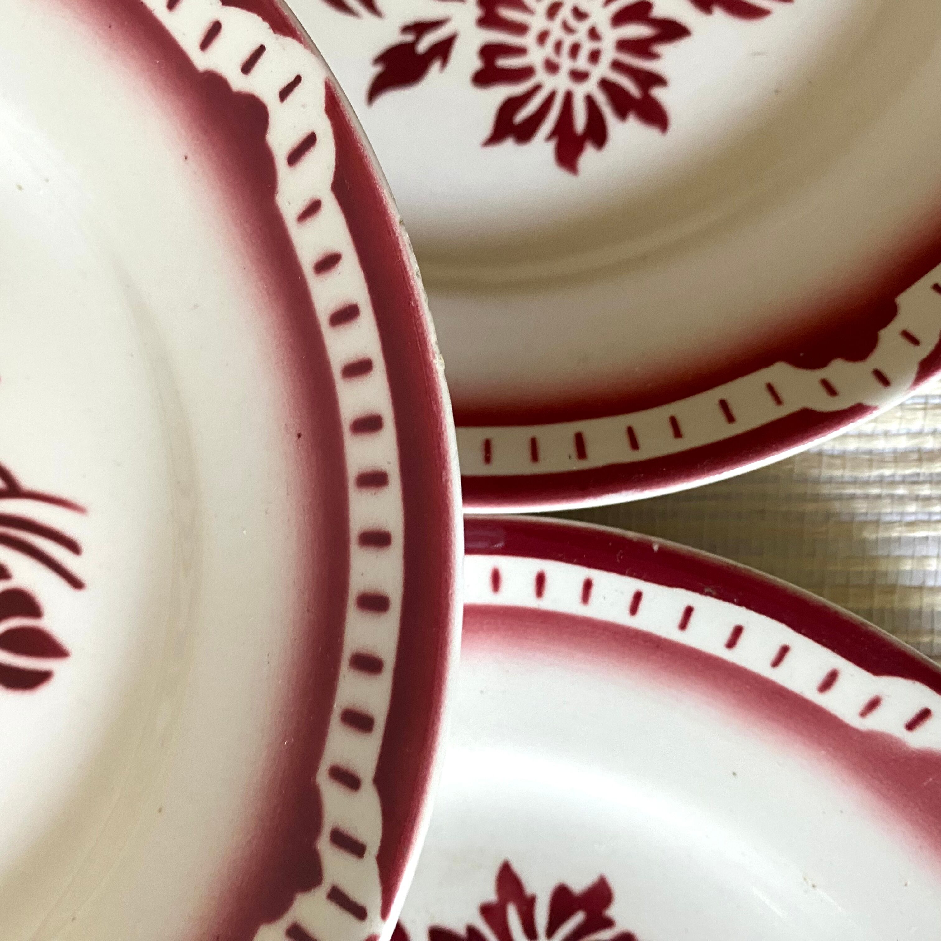 Digoin Cévennes dessert plates