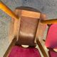 Set de 4 chaises bois/velours