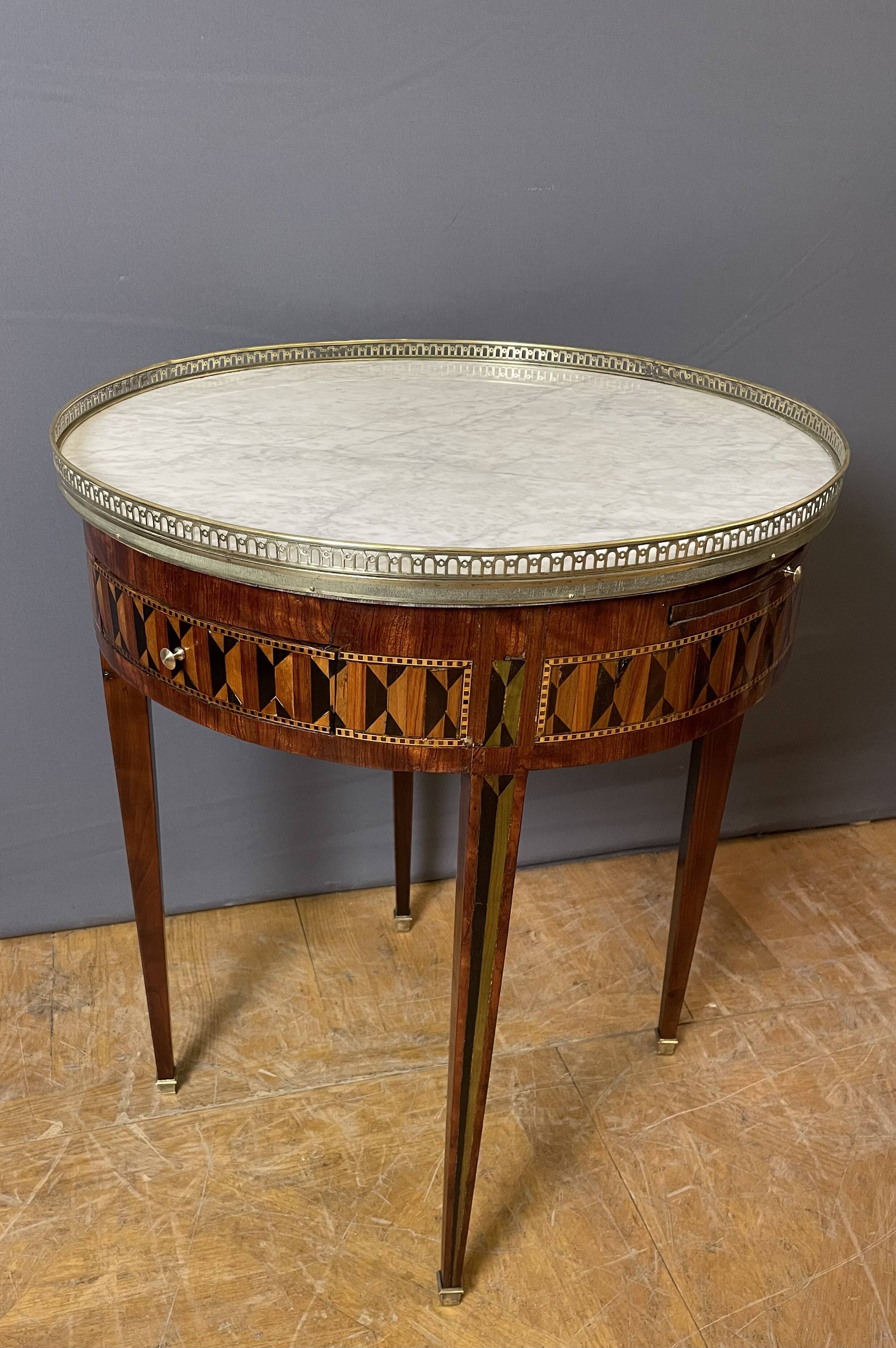 Bouillotte Table Louis XVI early 19th century