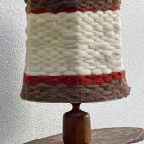 Vintage 70's wool lampshade