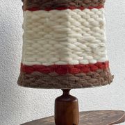 Vintage 70's wool lampshade