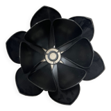Black flower pendant lamp