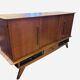 Oak sideboard with compass legs
