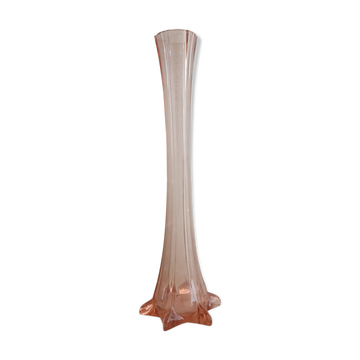 Soliflore in molded glass early twentieth century