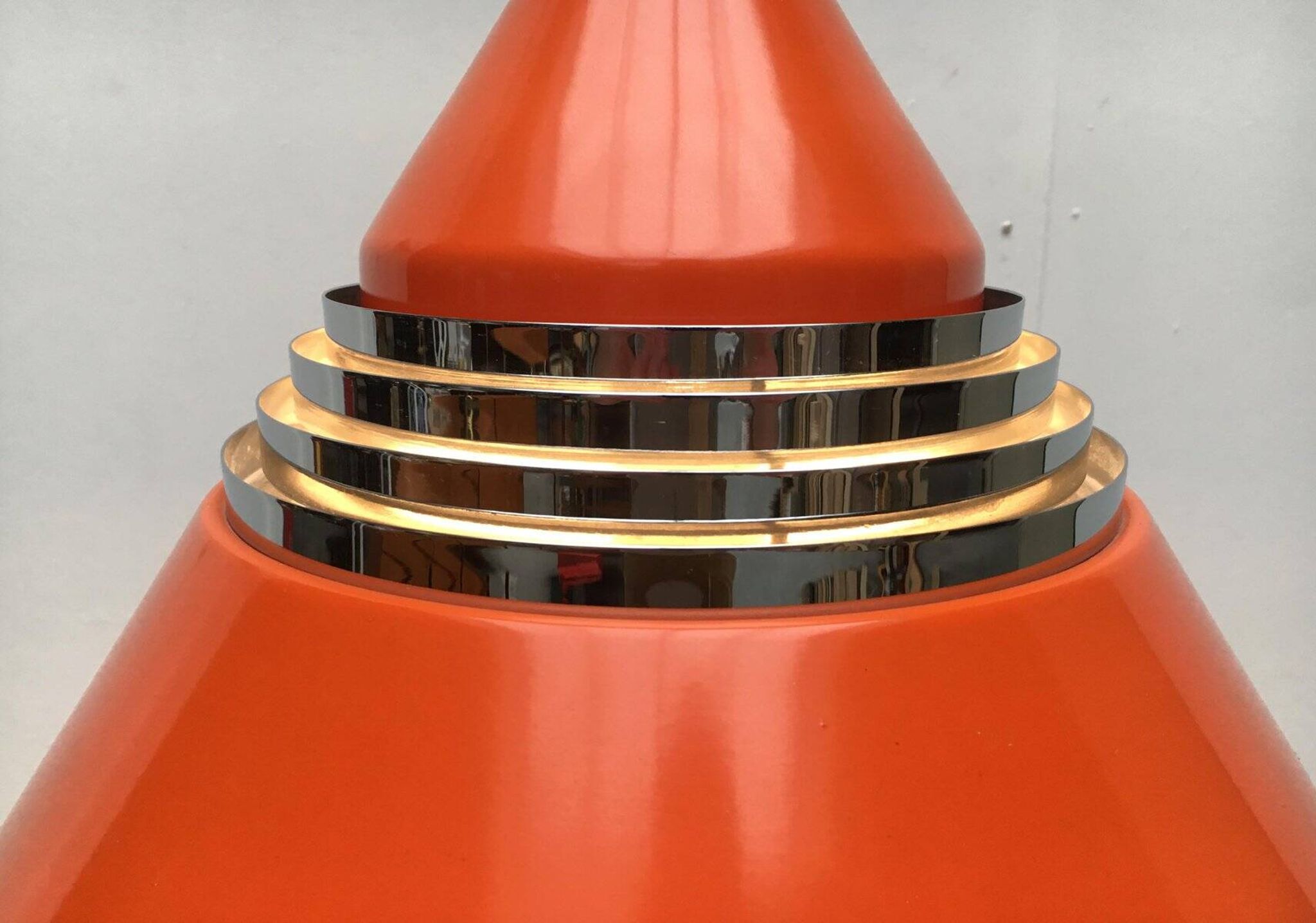 Vintage German Hanging Lamp Space Age Model 5535 by Alfred Kalthoff for Staff