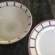 Basque decor plates and salad bowl