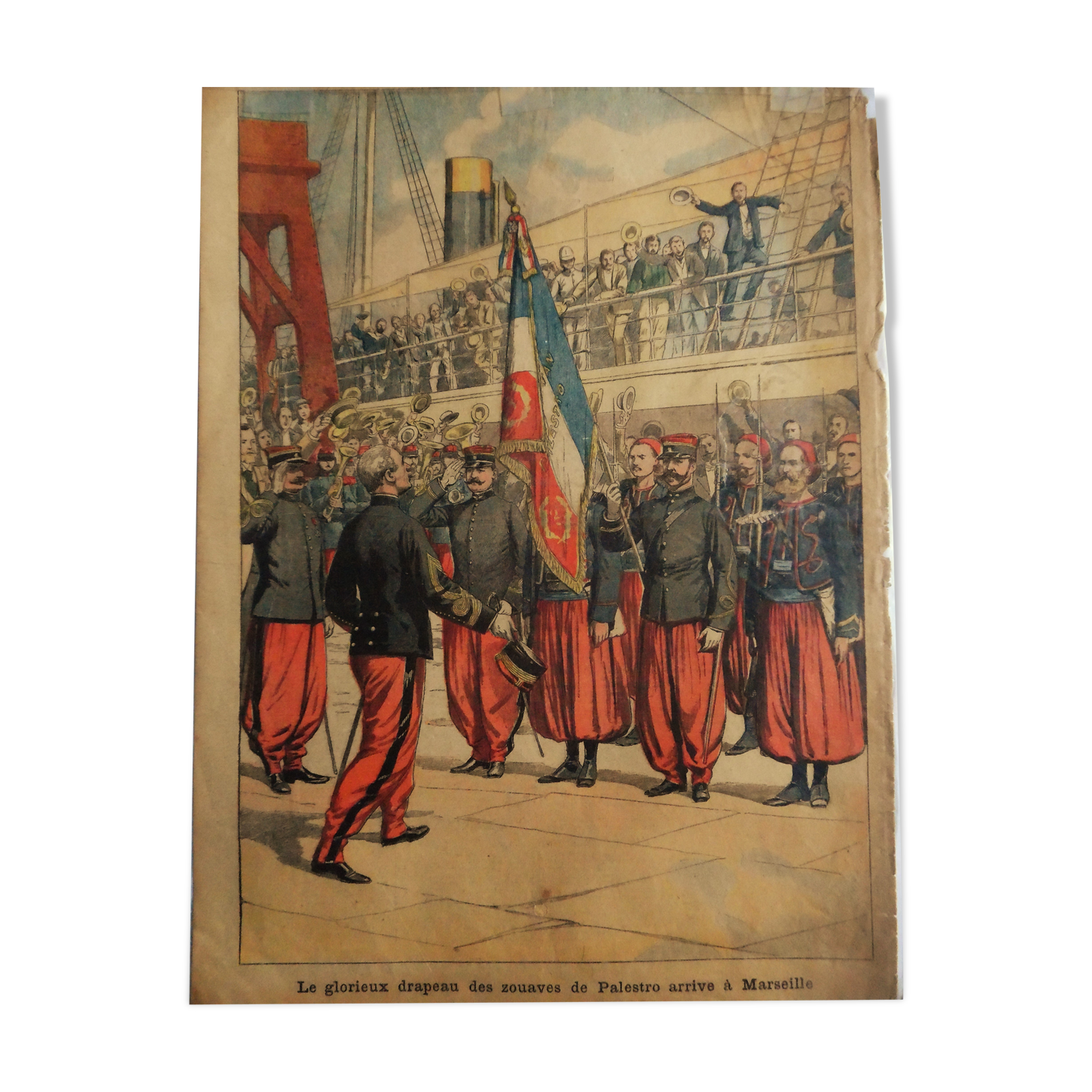 The Zouaves of Palestro arrived in Marseille in 1903