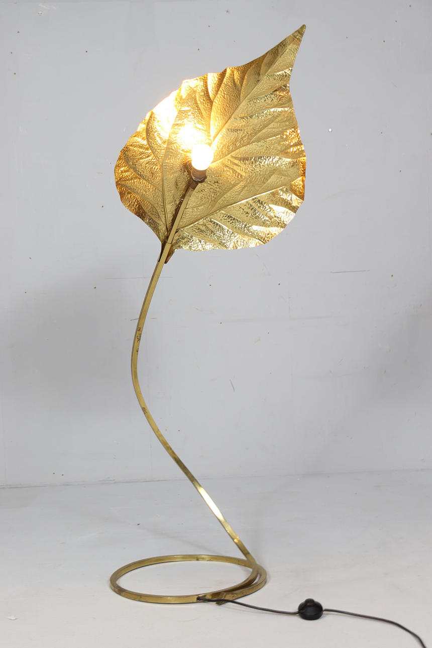 Lampadaire sculptural de Tommaso Barbi pour Bottega Gadda, modèle : Rabarbaro, Italie, années 1970.