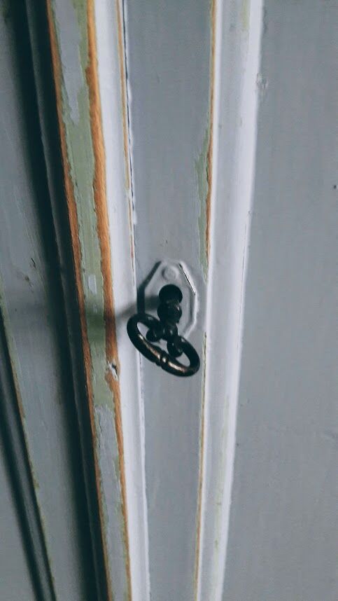 Light blue Parisian wardrobe