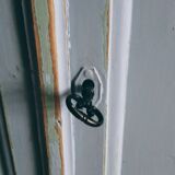 Light blue Parisian wardrobe