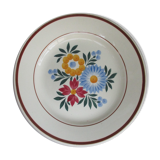 Assiette H B C   «  côte d'argent »